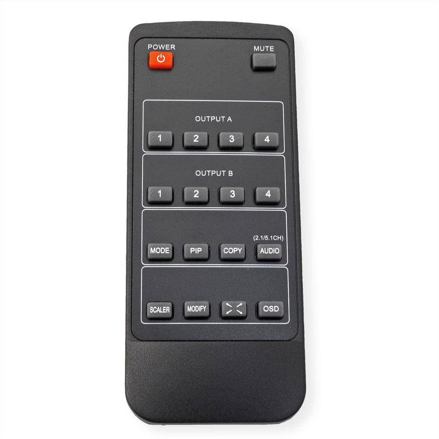 VALUE HDMI Matrix Switch, 4x2 QUAD Multi-Viewer, nahtlose Umschaltung