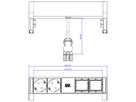 BACHMANN DESK2 2x Schutzkontakt 2x ABD GST18, weiß