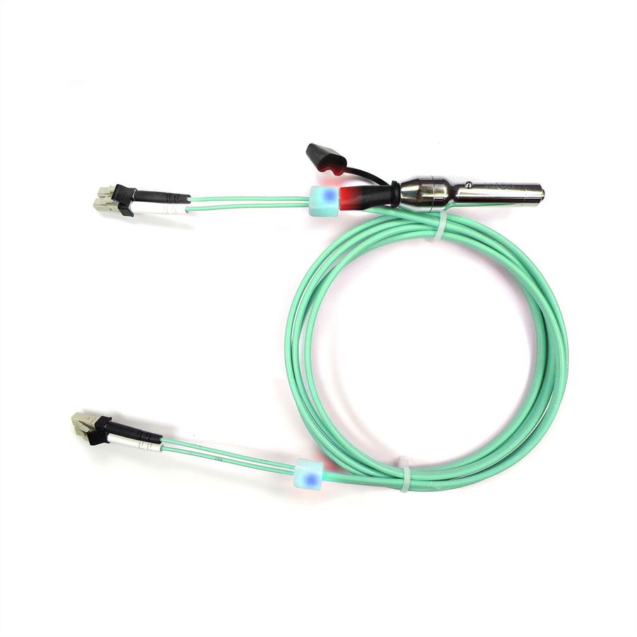 EasyLan LWL-LED-Patchkabel duplex 50/125µm OM3, LC/LC, türkis, 1 m
