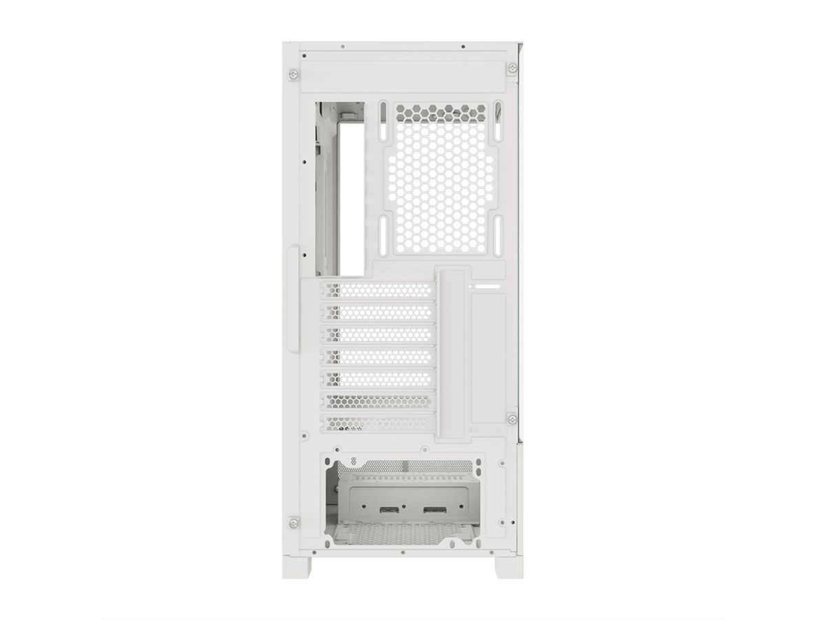 XILENCE Xilent Beam ATX PC Case white, X218.W.ARGB Gaming ATX PC Case weiß