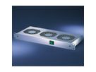 SCHROFF 19" Umlüfter, 3 Ventilatoren, 1 HE - UMLUEFTER 19"M.SCH. 24V