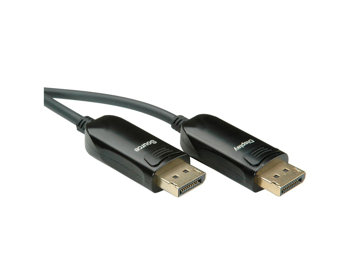 ROLINE DisplayPort v1.4 Kabel (AOC), ST/ST, 15 m