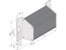 SCHROFF TUBUS TRAP.100T WANDB.B SW
