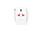 Skross MUV USB A/C 45PD Reiseadapter mit USB-C Kabel, Weltweit
