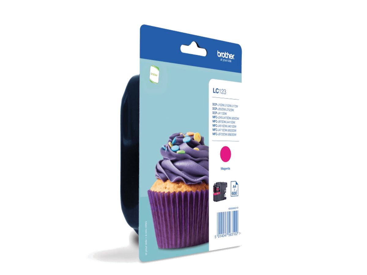 Brother LC123MBP Druckerpatrone 1 Stück(e) Original Magenta