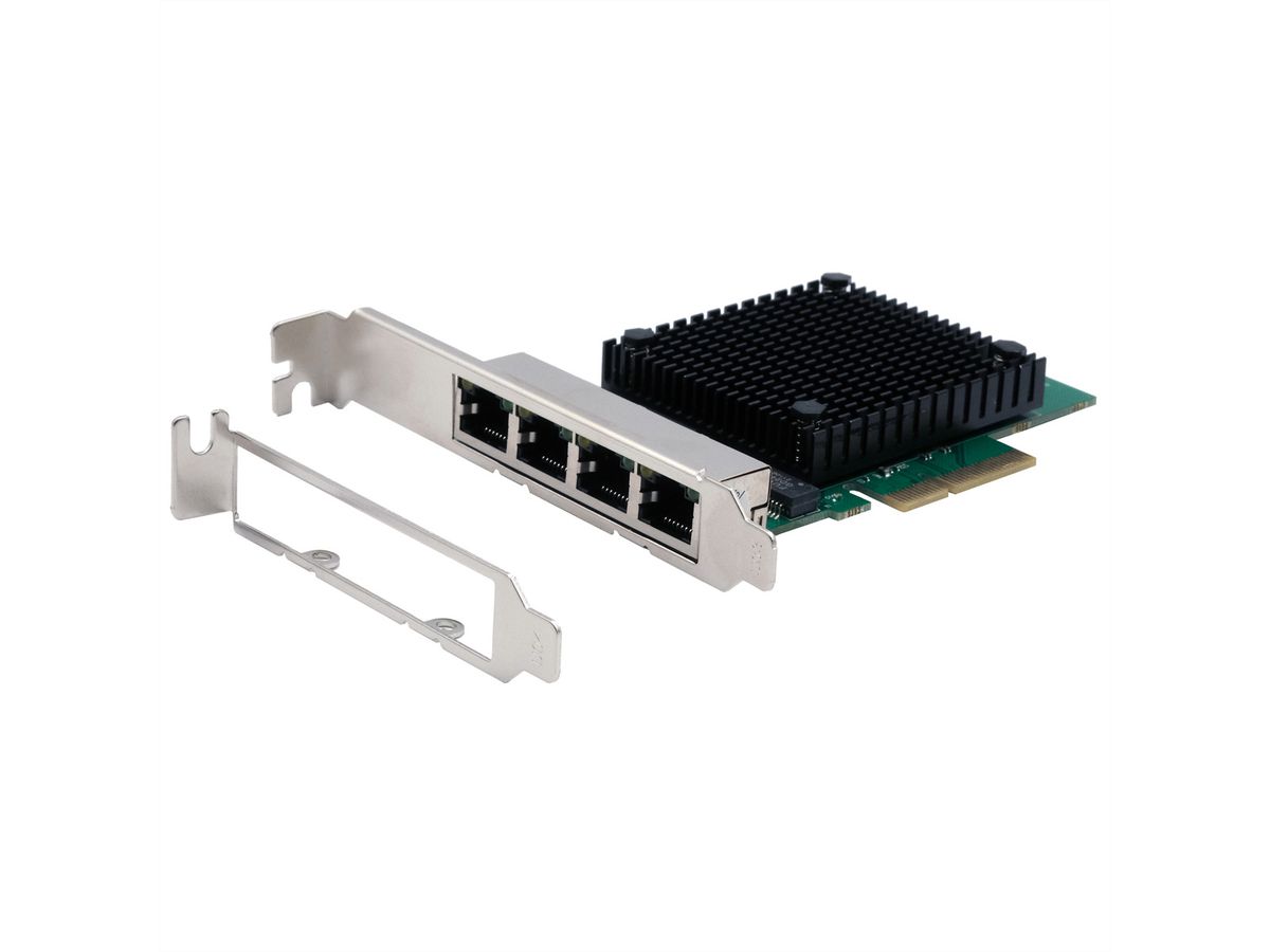 EXSYS EX-60114 4-Port 2.5Gigabit PCIe Netzwerkkarte