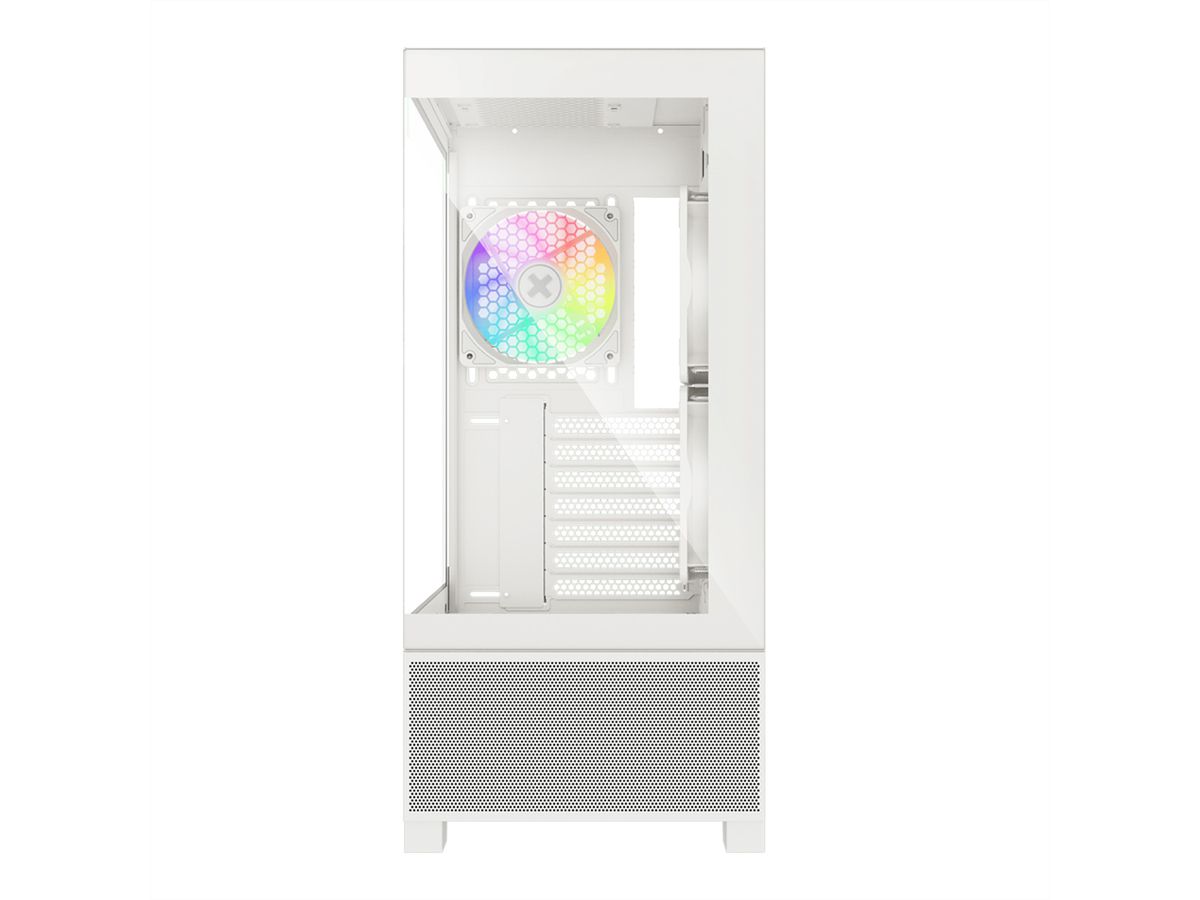 XILENCE Xilent Beam ATX PC Case white, X218.W.ARGB Gaming ATX PC Case weiß