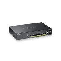 Zyxel GS2220-10HP-EU0101F Netzwerk-Switch Managed L2 Gigabit Ethernet (10/100/1000) Power over Ethernet (PoE) Schwarz
