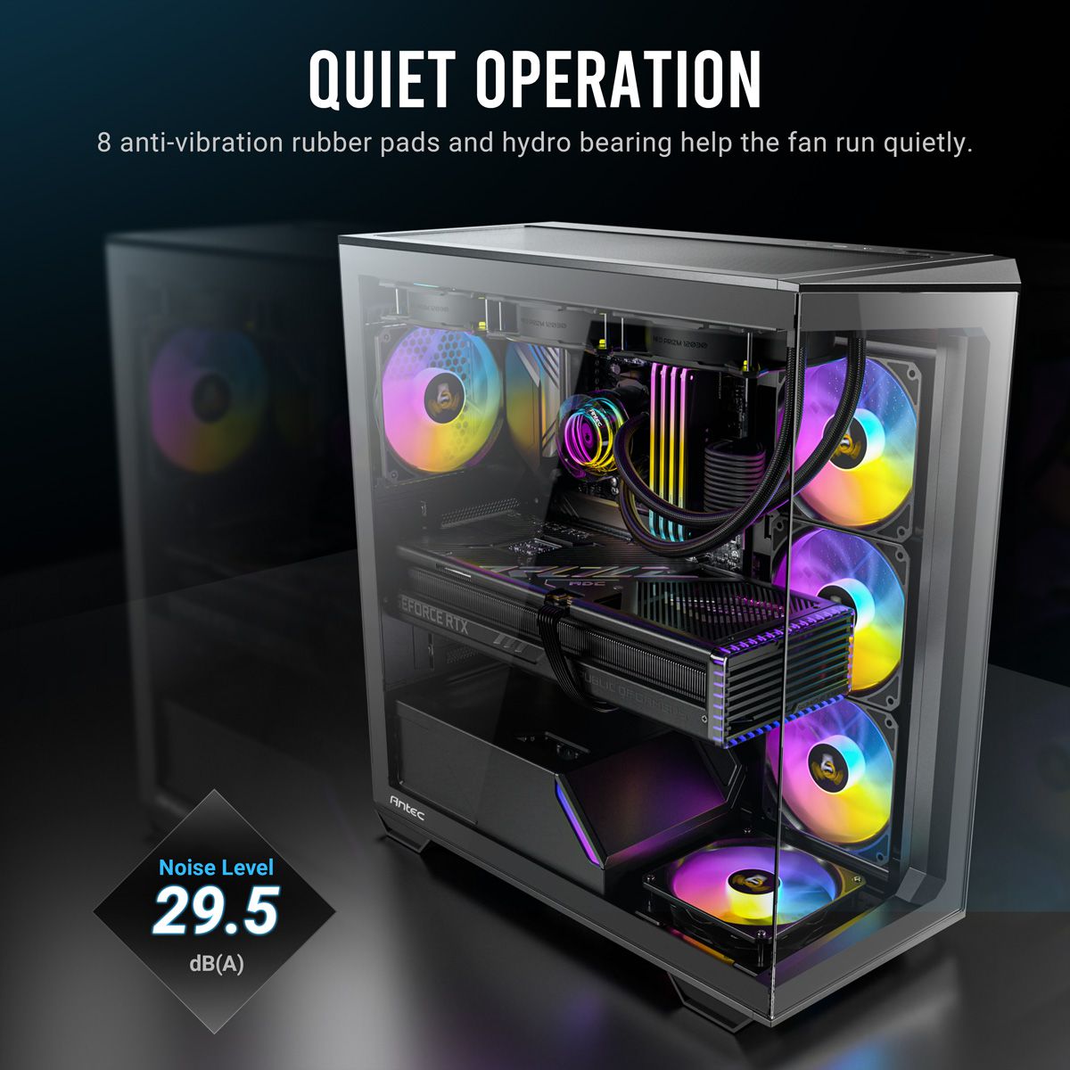 ANTEC P12R PWM ARGB REVERSE Fan PC Gehäuselüfter, weiß