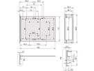 SCHROFF Laufwerkkassette mit U-Frontprofil geschirmt 1 x 3 1/2", 3 HE vertikal - LAUFWERKSKAS.3HE 8TE 3,5"