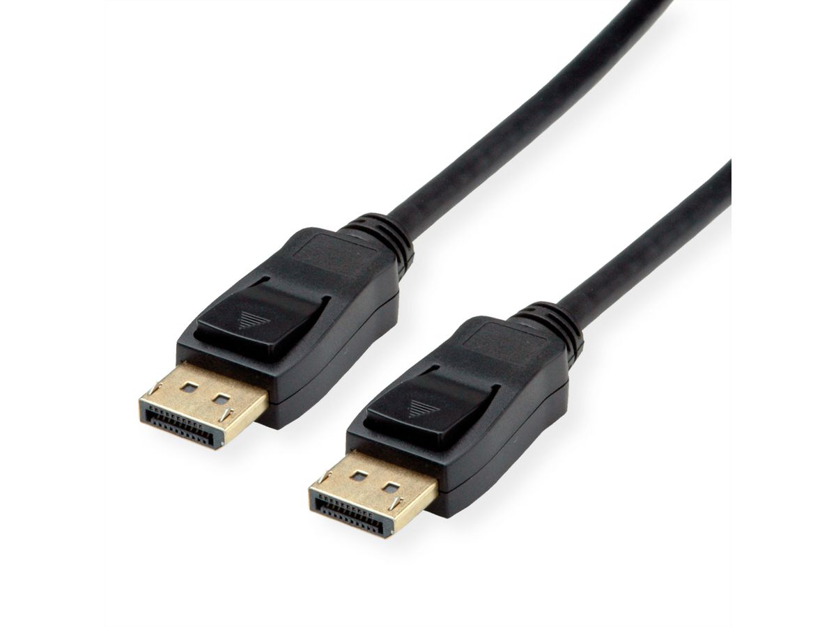 VALUE DisplayPort Kabel, v1.4, DP ST - ST, schwarz, 5 m