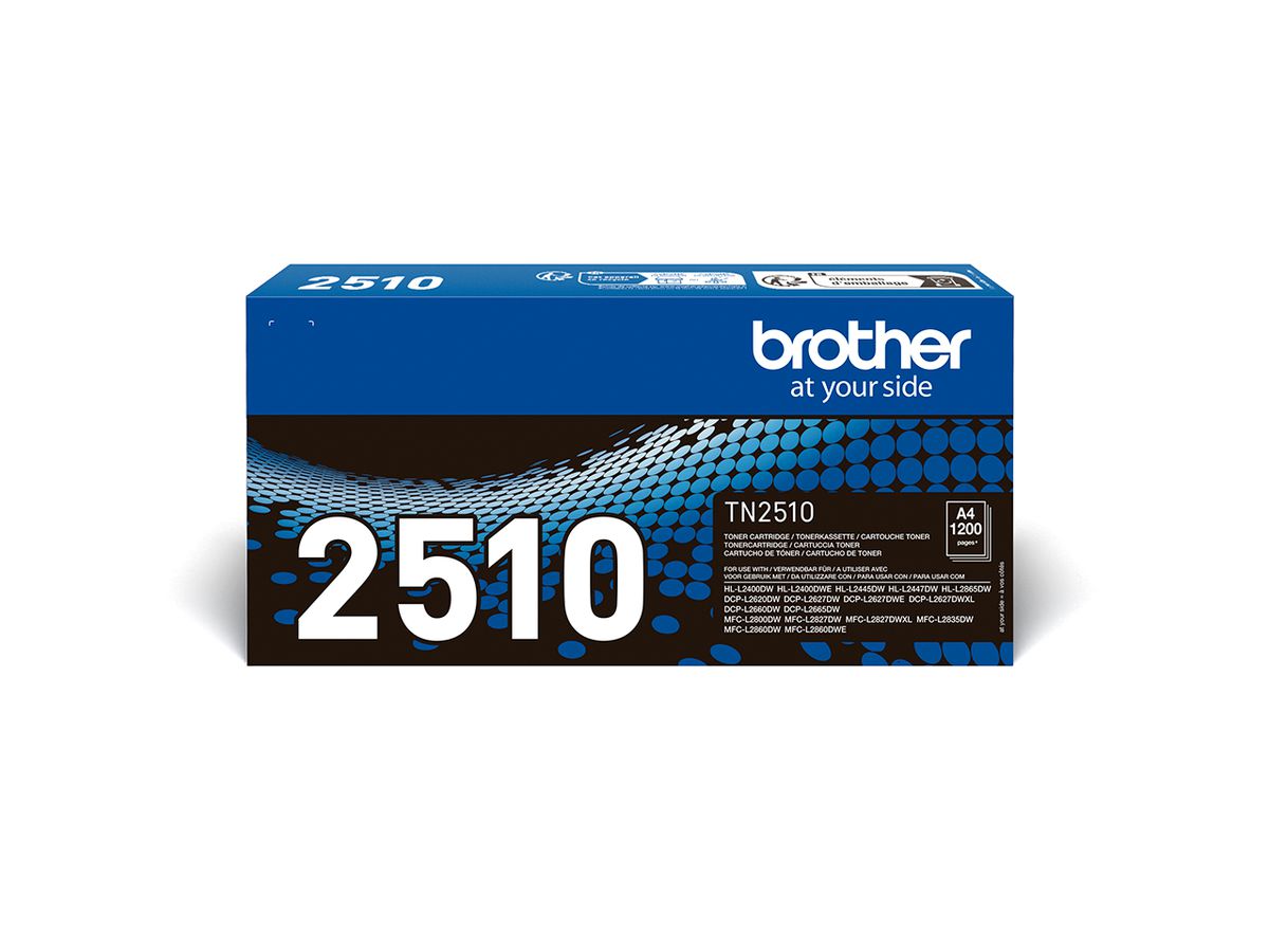 Brother TN-2510 Tonerkartusche 1 Stück(e) Original Schwarz
