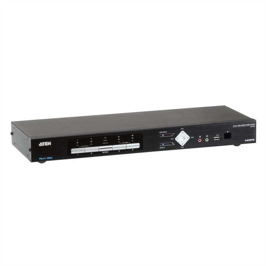 ATEN CM1284 4-Port USB HDMI Multi-View KVMP Switch