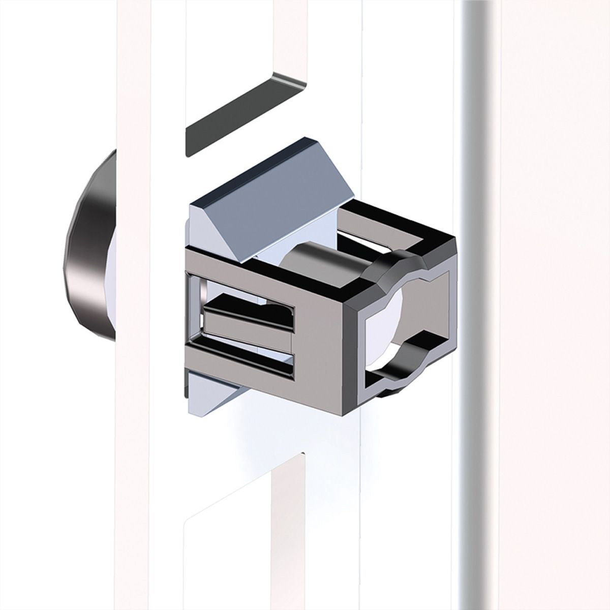 19"-Käfigmutterset M5, mit Einsteckmuttern, 50fach