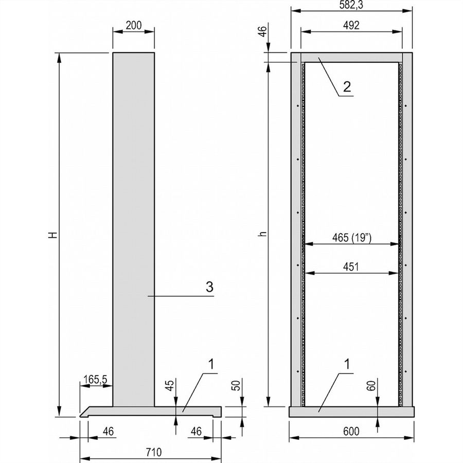 SCHROFF Holme (Pos. 3) - HOLMPAAR 24HE RAL7035
