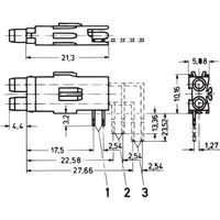SCHROFF Doppelprüfbuchse x 2 mm - DOPPEL-PRUEFBUCHSE 1.EBENE