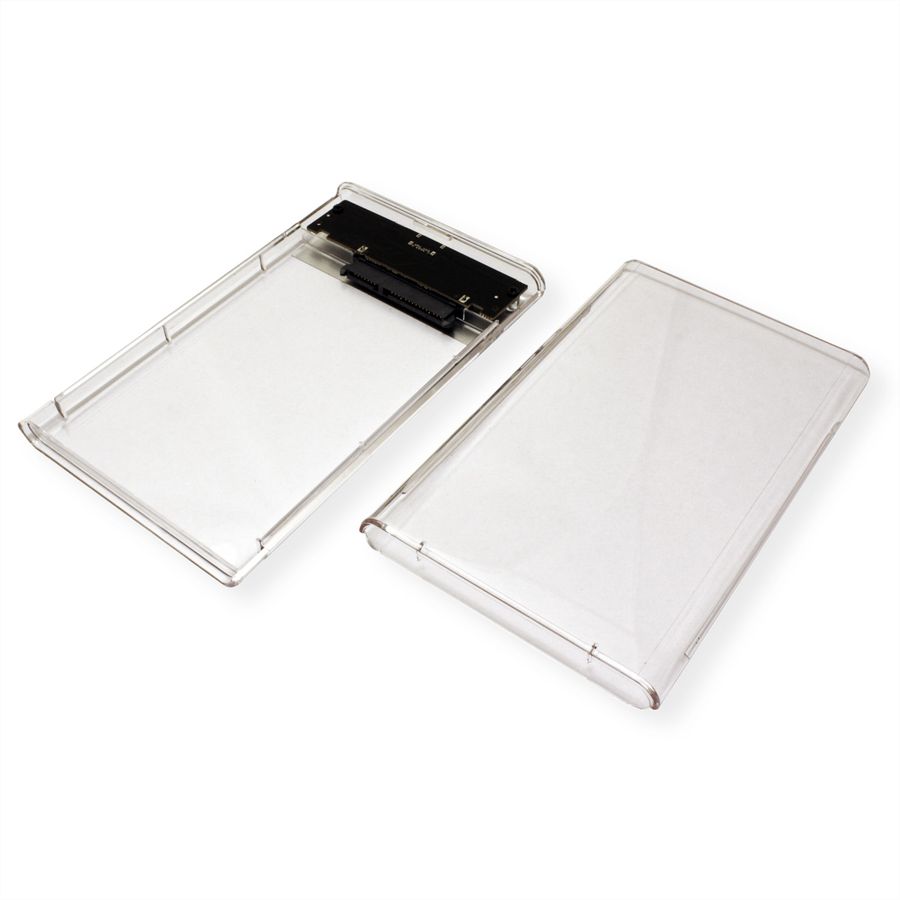 VALUE Externes HDD/SSD-Gehäuse, 2,5", SATA 6.0 Gbit/s zu USB 3.2 Gen 1 Typ C
