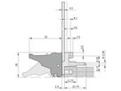 SCHROFF IEL-Griff - IEL-GRIFF OBEN SW/GR 100STK