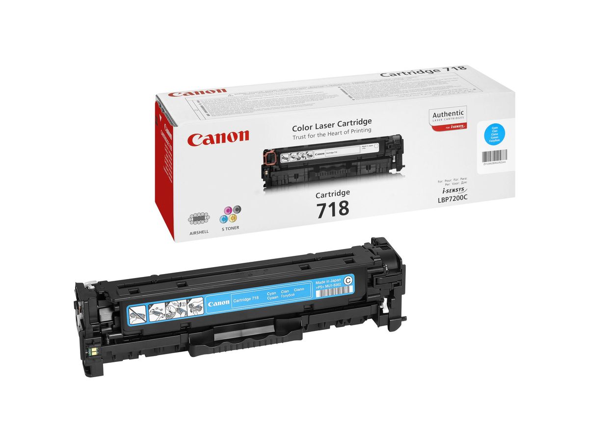 Canon CRG-718 C Tonerkartusche 1 Stück(e) Original Cyan