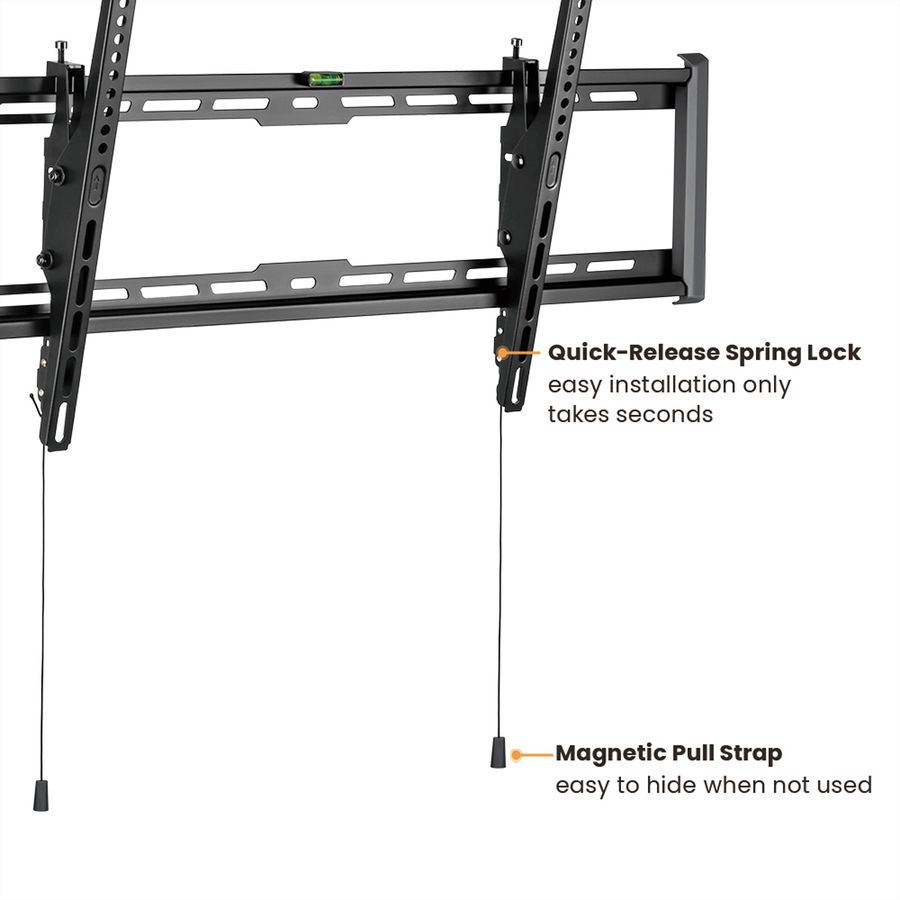 VALUE TV-Wandhalterung, neigbar, 43-90 Zoll, bis 75 kg