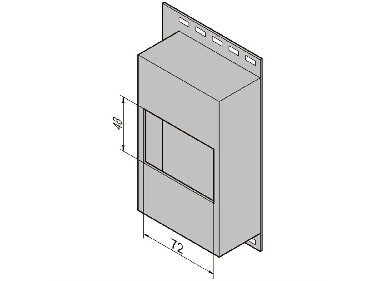 SCHROFF Kleinverteiler - KLEINVERTEILER F.4 SI-A.