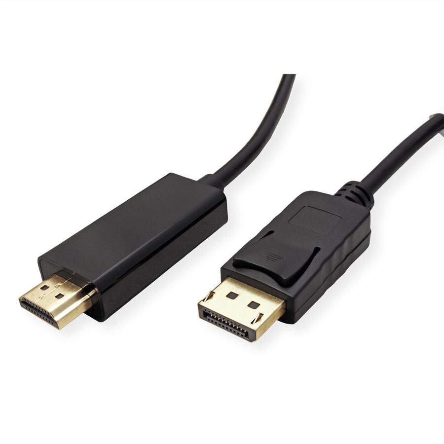 STANDARD DisplayPort Kabel DP - HDTV, ST/ST, schwarz, 5 m