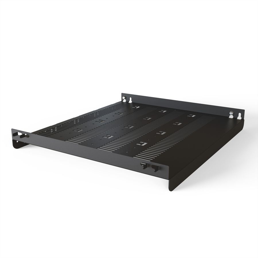 SCHROFF 19''-Fachboden stationär - 19"FACHB.STAT. 600T RAL7021