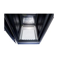 SCHROFF Bodenblech EMV, perforiert, mit Kableinführung - BODENBL.PERF.800BX800T EMC