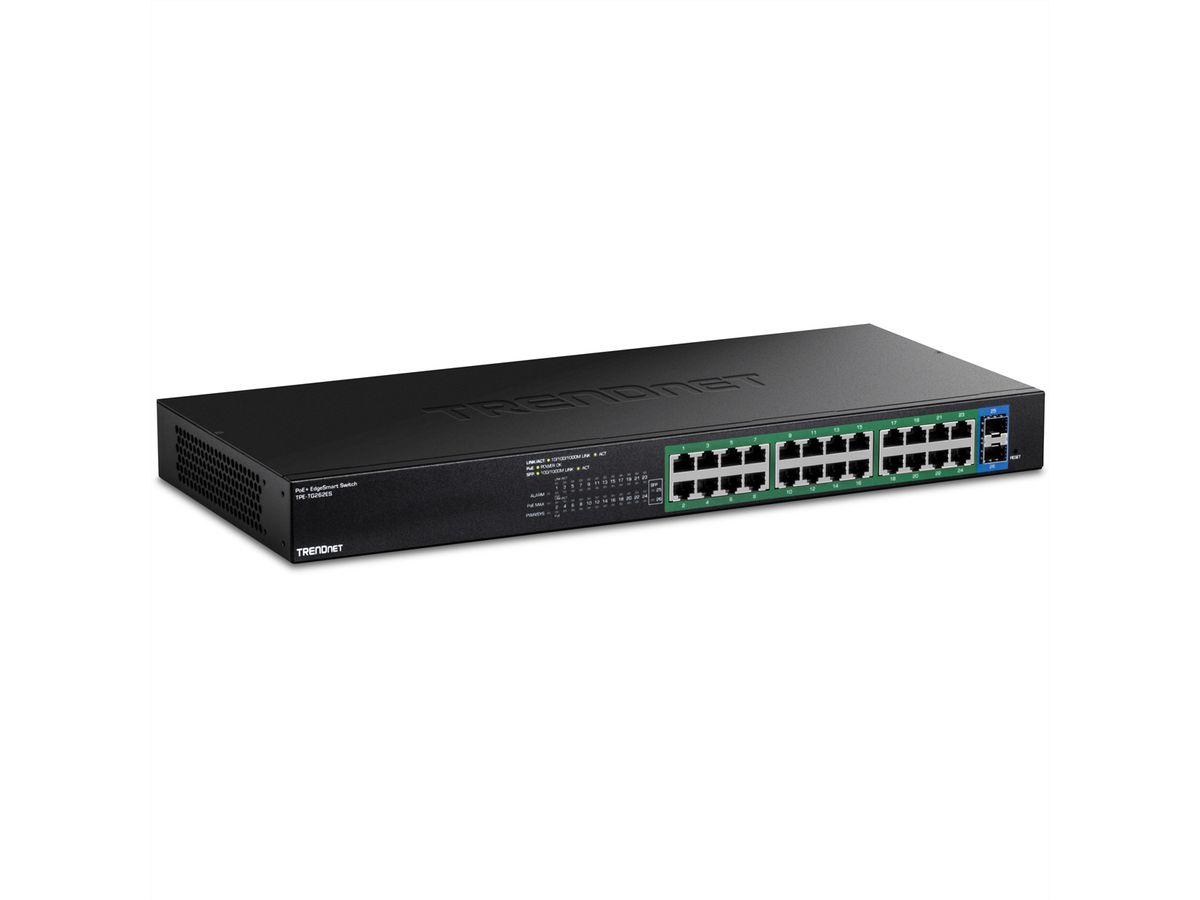 TRENDnet TPE-TG262ES 26-Port PoE+ Switch, Gigabit EdgeSmart