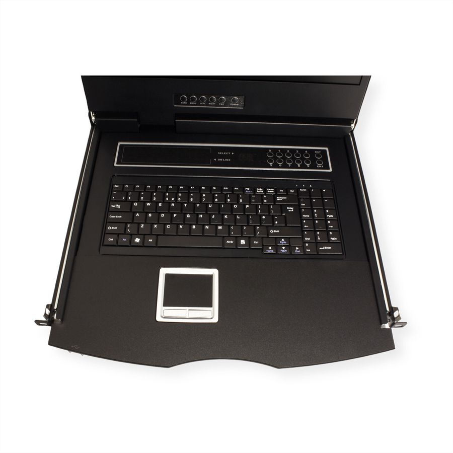 VALUE 19-Zoll-KVM-Switch, 8-Port, 48 cm (19") TFT (16:9), VGA, USB, UK-Layout