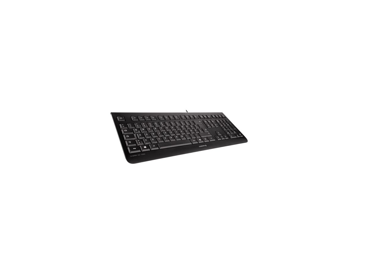 CHERRY Tastatur KC 1000 black