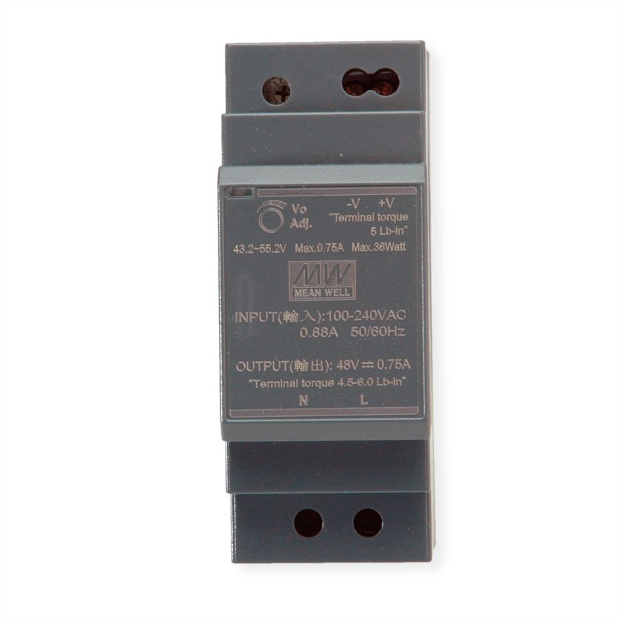 MEAN WELL HDR-30-48 Hutschienennetzteil 30W 48V DC