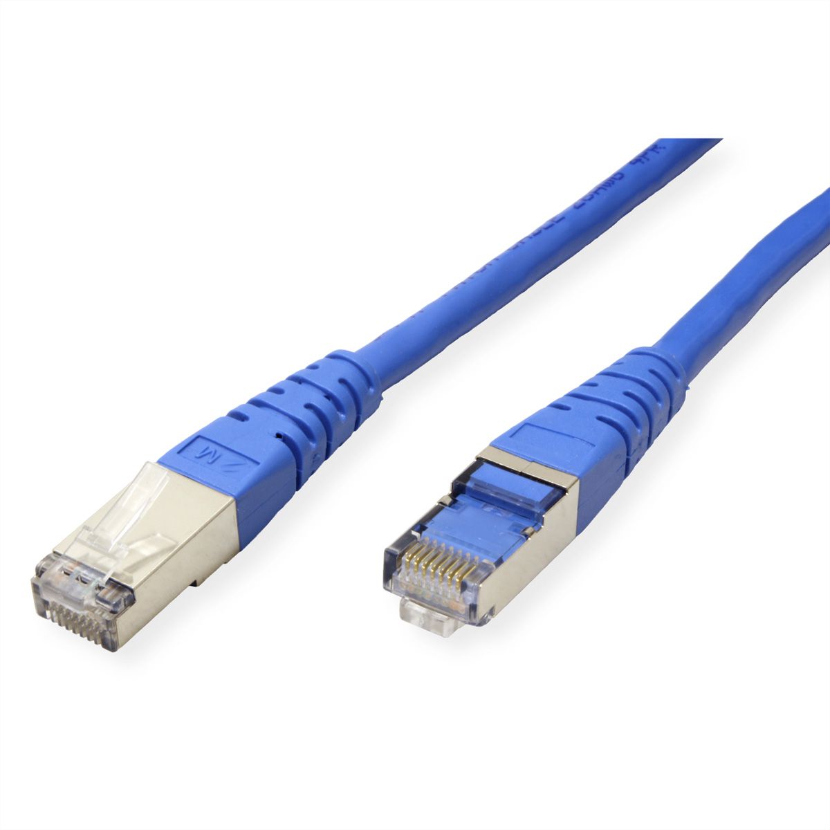 ROLINE Patchkabel Cat.6 (Class E) S/FTP (PiMF), blau, 2 m