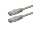 ROLINE Patchkabel Cat.6 (Class E), PoE, S/FTP (PiMF), grau, 0,3 m