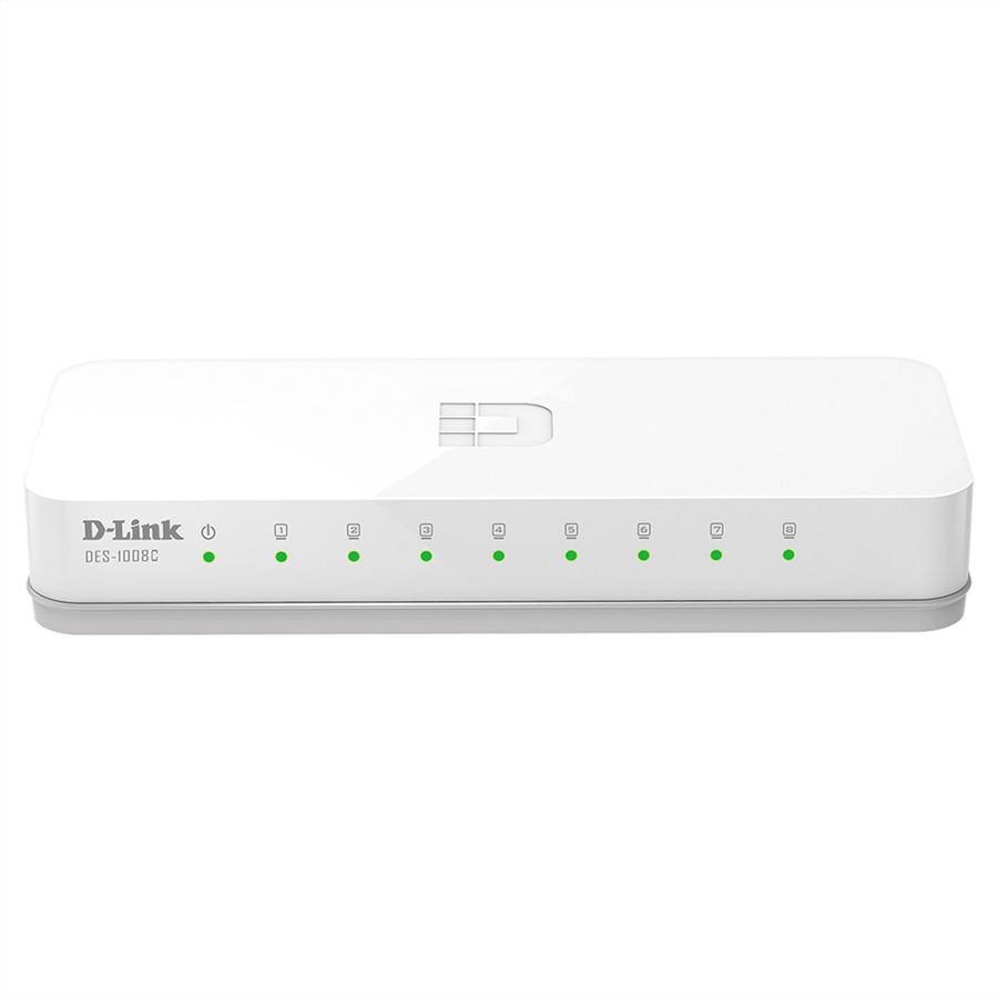 D-Link DES-1008C/E 8-Port Switch Fast Ethernet