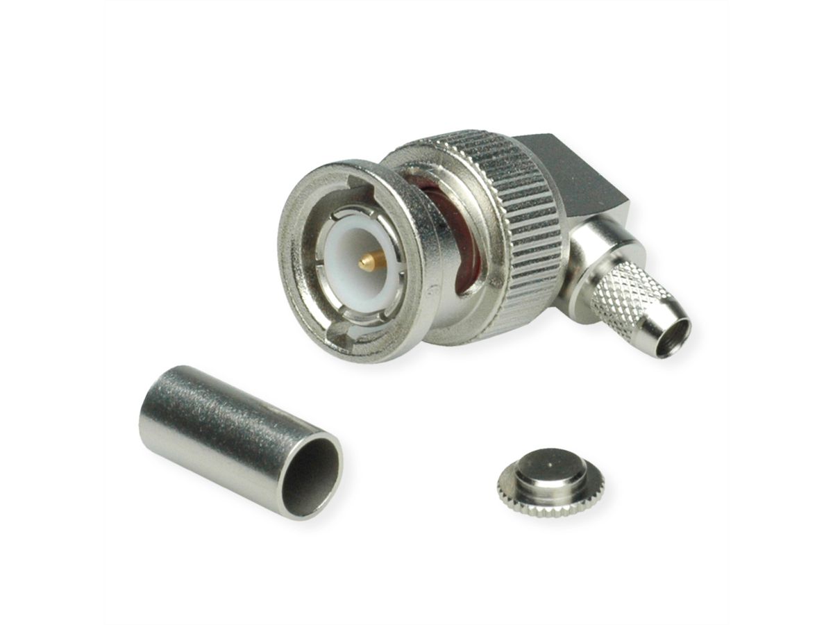 TELEGÄRTNER BNC-Winkelstecker 50 Ohm, für RG-58C/U