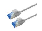 ROLINE Patchkabel Kat.6A (Class EA) S/FTP (PiMF), LSOH, PoE, grau, 0,3 m