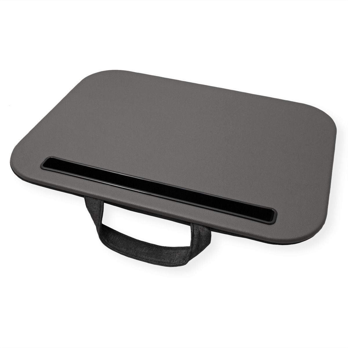 VALUE Knietablett / Laptop-/Tablet-Ablage mit Kissen, grau