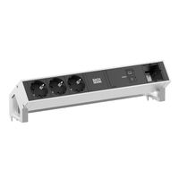 BACHMANN DESK2 3xCEE7/3 1xUSB C/C 100W, 1xCM L=0,2m INOX