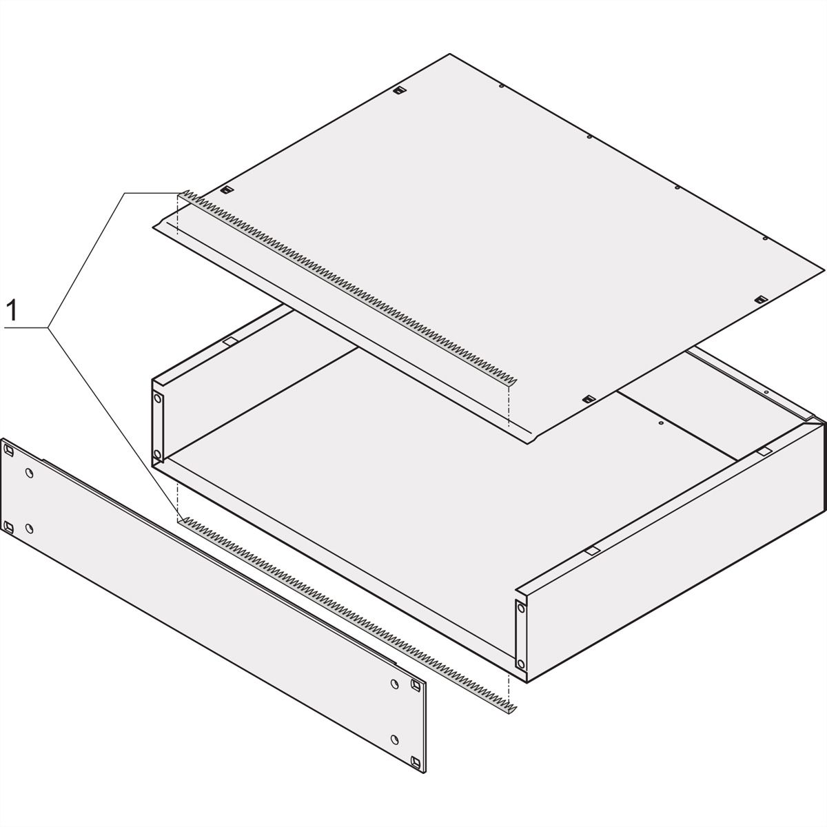 SCHROFF EMV-Dichtsatz - HF-DICHTUNGSSET MULTIPAC/PRO
