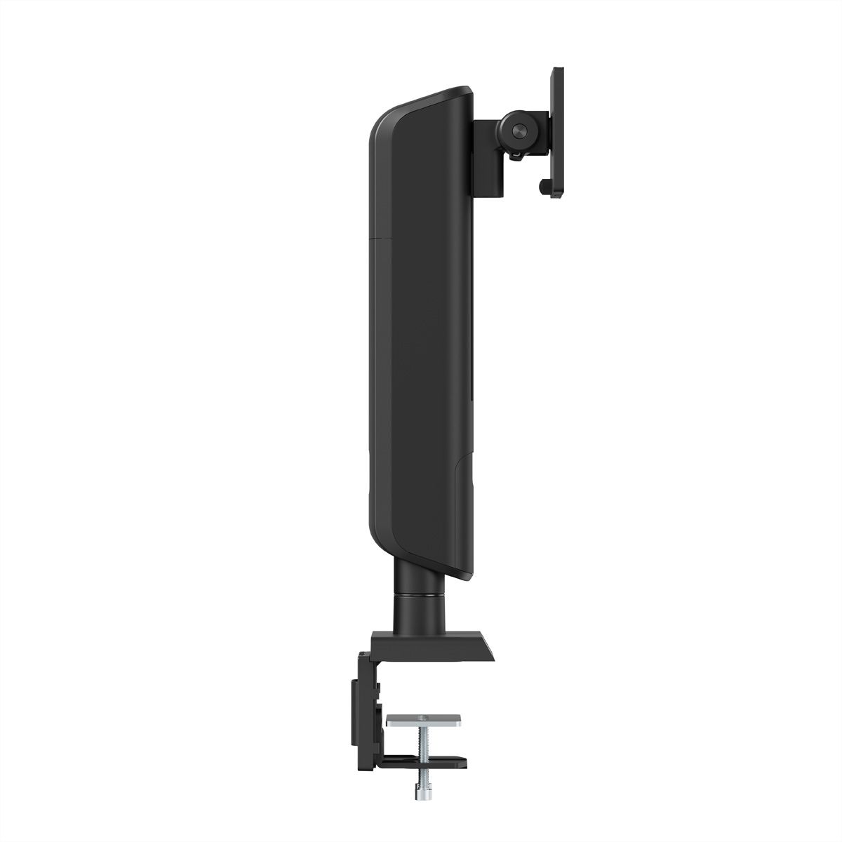 VALUE Schwerlast-LCD-Arm, freistehend, höhenverstellbar, 17-49 Zoll, bis 18 kg, schwarz