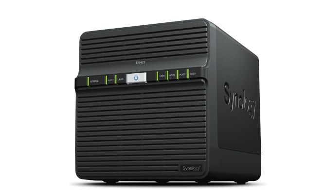 Synology DiskStation DS423 NAS & Speicherserver Realtek RTD1619B 2 GB DDR4 DiskStation Manager Schwarz