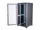 ROLINE 19-Zoll Netzwerkschrank Basic 32 HE, 600x600 BxT Glastür schwarz