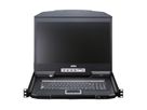 ATEN CL3716NX D 16-Port USB HDMI LCD KVM Konsole, DE-Layout