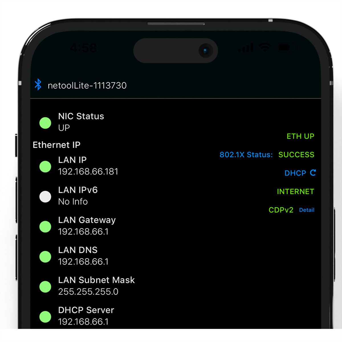 NetPeppers netool.io Lite, Smarter Netzwerktester