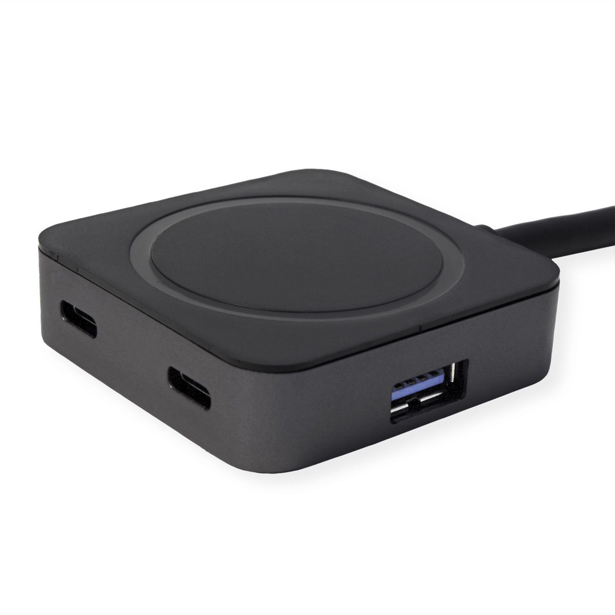 VALUE USB 3.2 Gen 1 Hub, 4 Ports (2x USB-A + 2x USB-C), mit Verlängerungskabel, 5 m