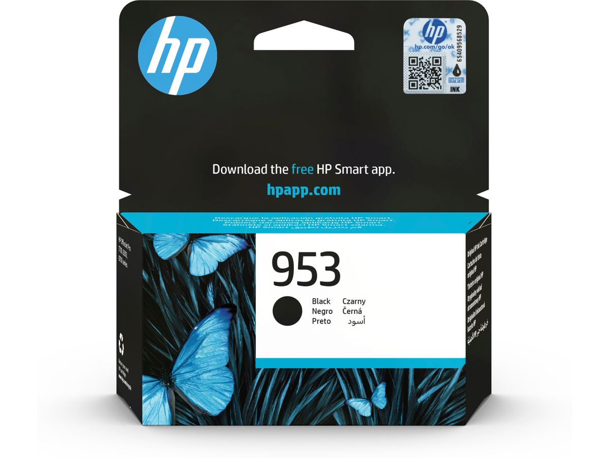 HP 953 Schwarz Original Tintenpatrone