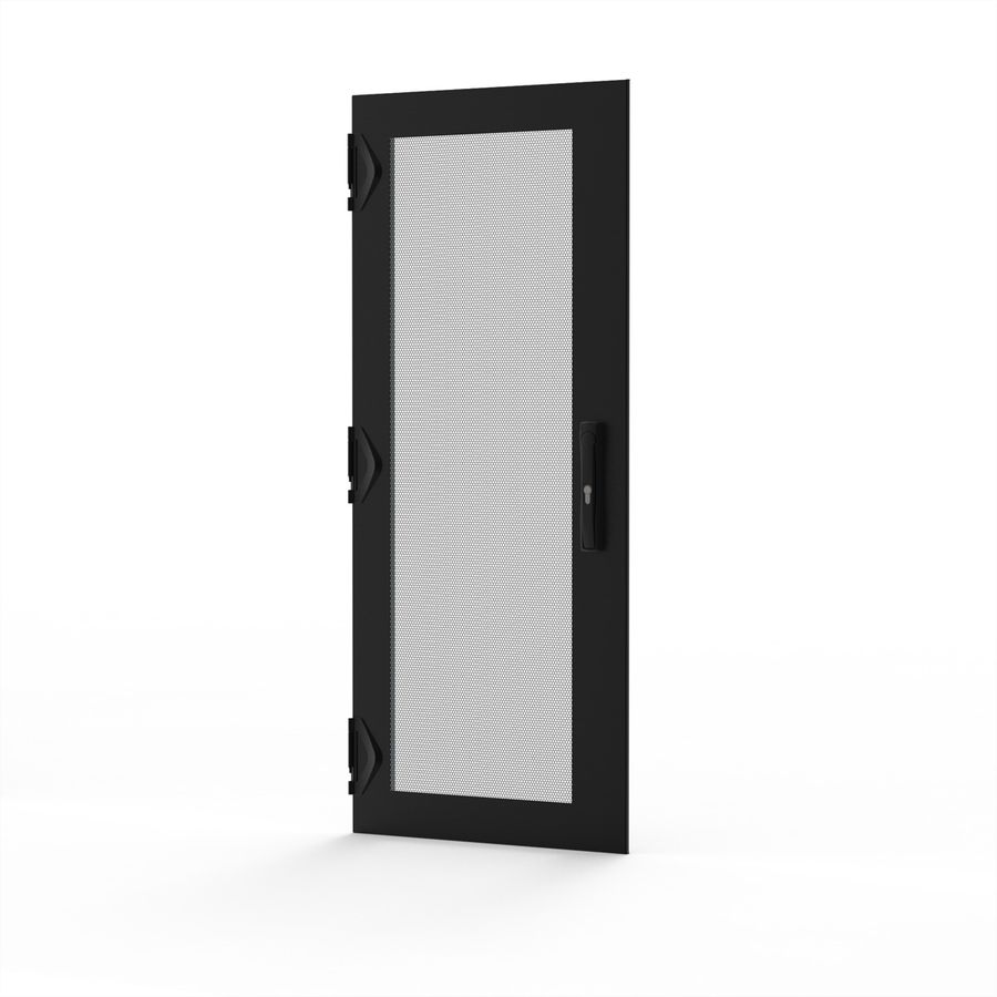 SCHROFF TUER 1400H 800B PERF.EMC