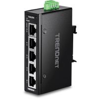 TRENDnet TI-ELC50 5-Port Ethernet Mini Switch Industrial DIN-Rail
