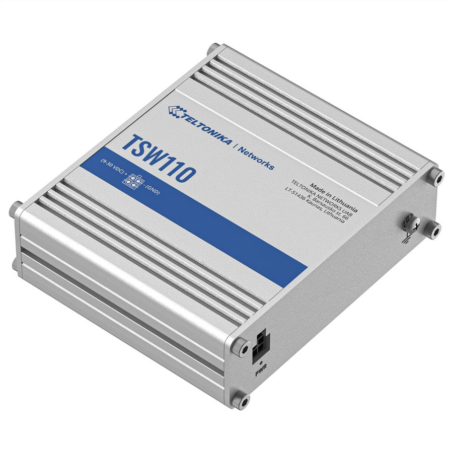 TELTONIKA TSW110 Industrial Switch Unmanaged Layer 2 Gigabit